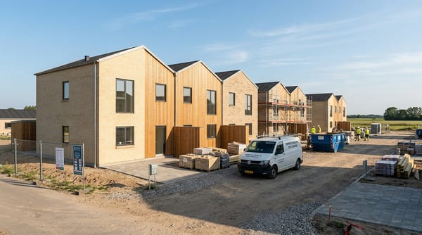Nybyggeri af moderne boliger med VVS-installationer udført af Billund Varme & Sanitet